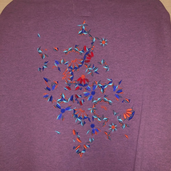 Anthropologie ElevenParis Purple Box Hoodie XS - Picture 5 of 8